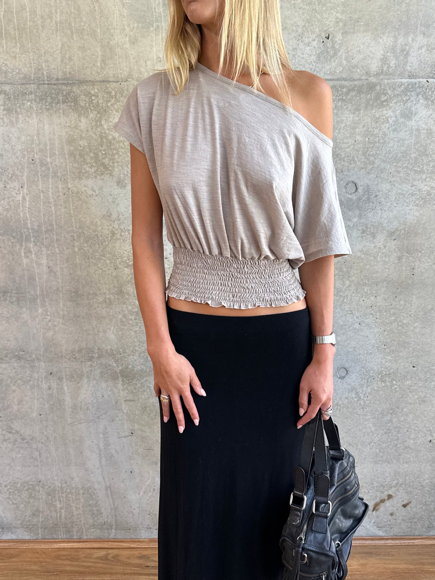 Baby Cinch Top - Tan