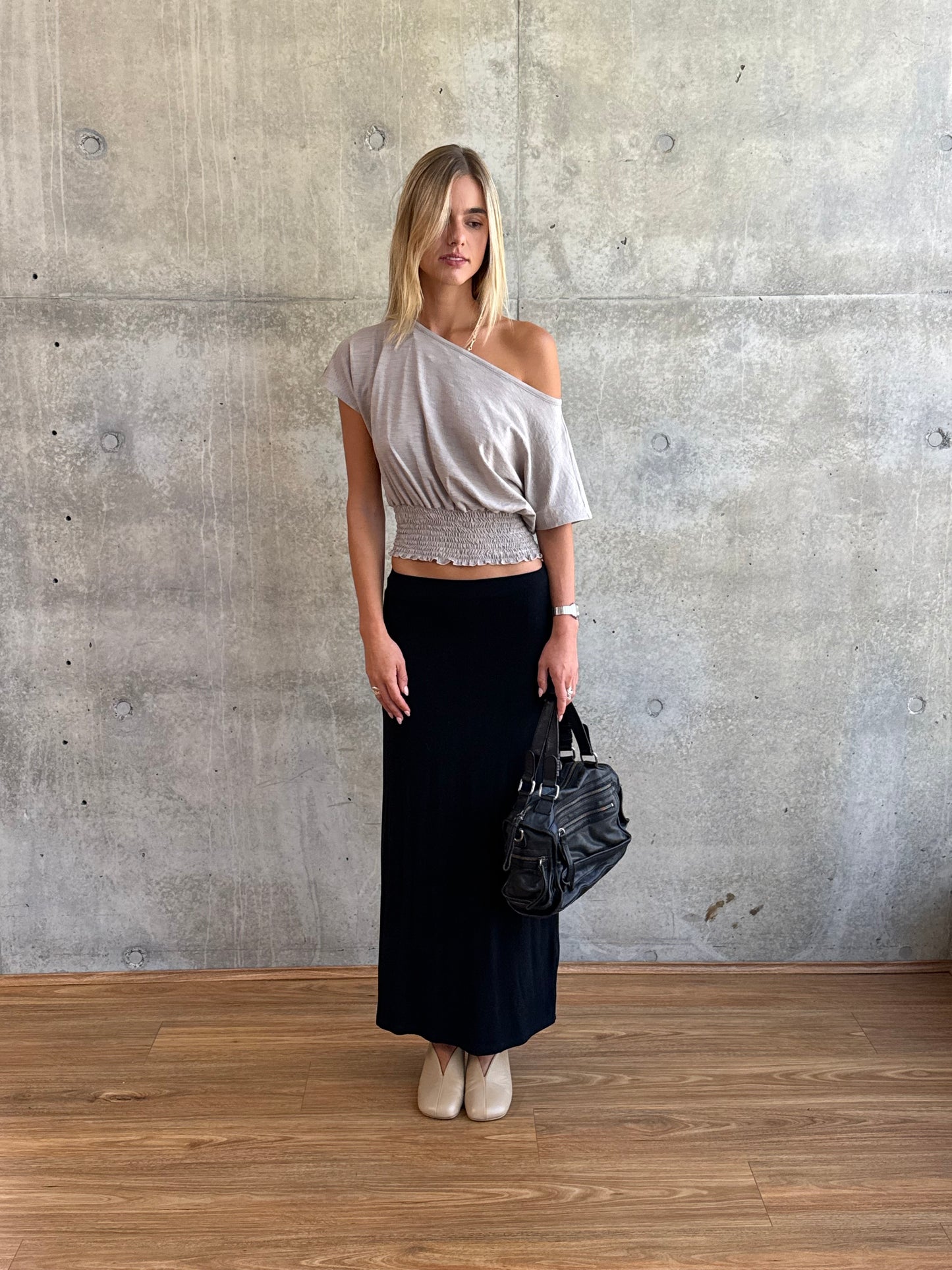 Baby Cinch Top - Tan