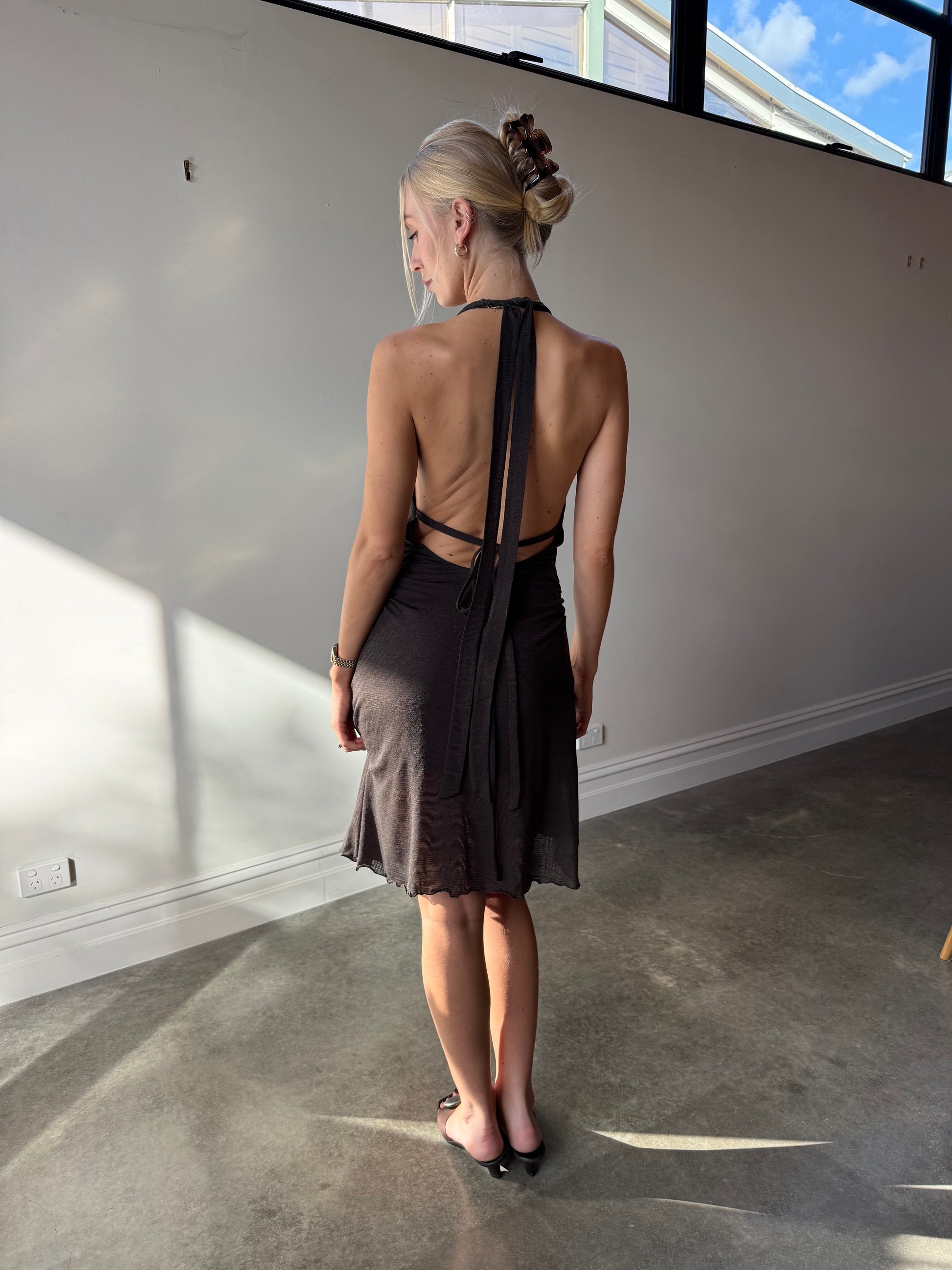 Ethereal Dress Cocoa